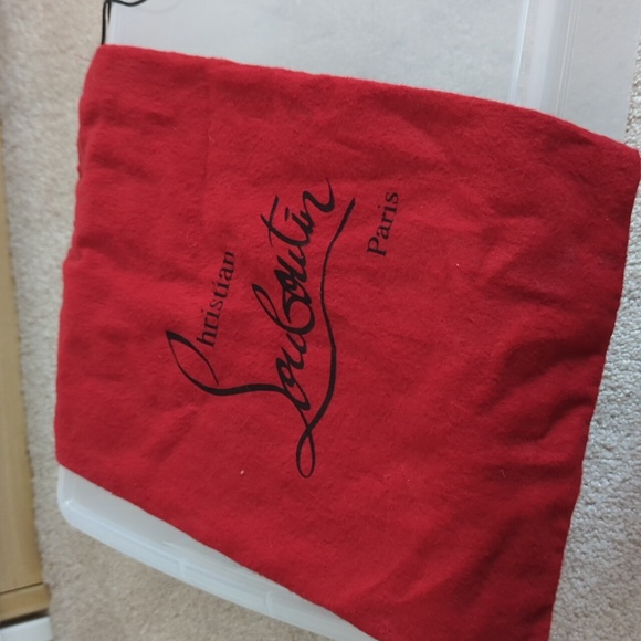 CHRISTIAN LOUBOUTIN Pumps Décolleté Black Red Ombre Heels Size 37 - Picture 9 of 9